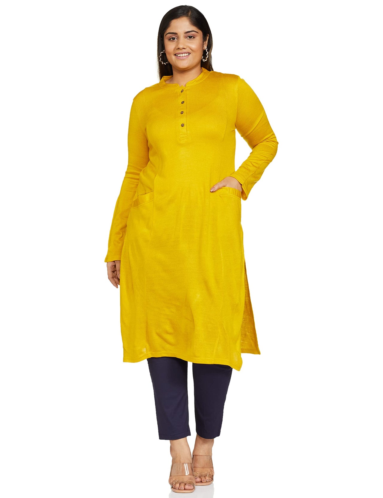 Amazon Brand - Myx Women Kurta Black