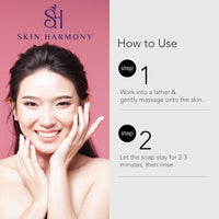 Skin Harmony AHA & BHA Kojic Acid, Glutathione and Glycolic Daily Body Wash for Skin Brightening, 200ml