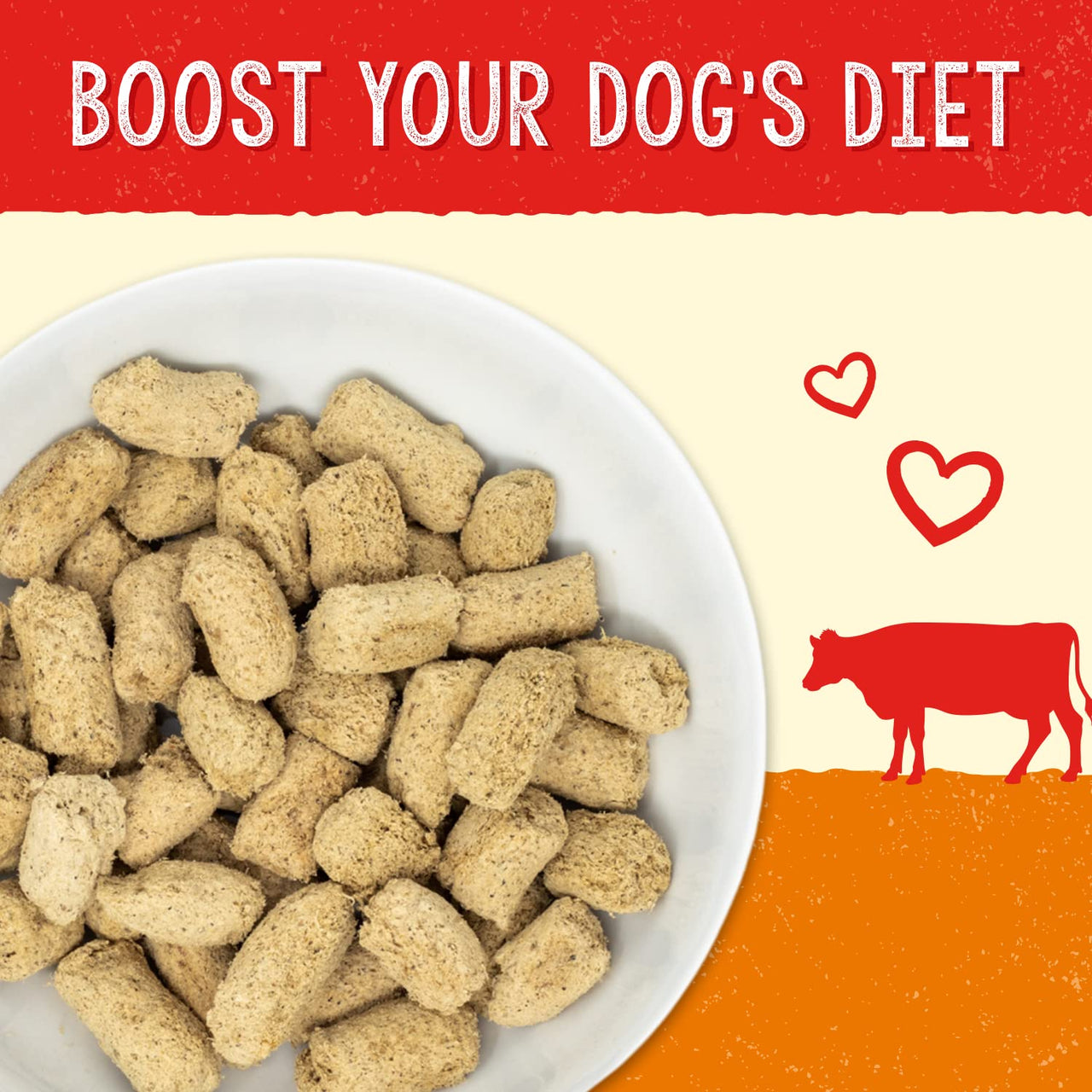 Stella & Chewy's Stellas Solutions Digestive Boost Grass-Fed Beef Dinner Morsels Freeze-Dried Raw, Protein Rich, Grain Free Dog Food 13 oz Bag