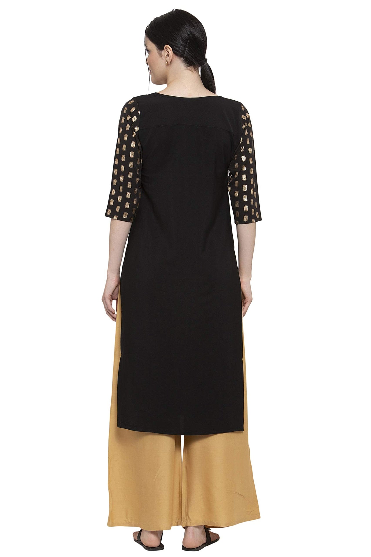 ALC Creation Women's Crepe Skinny Kurta