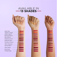 ZM Transfer-Proof Power Matte Bullet Lipstick, Vegan, Combo (Selfie Red & Burgundy Bliss) 3.2 G