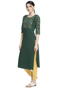 ALC Creation Women's Crepe Skinny Kurta