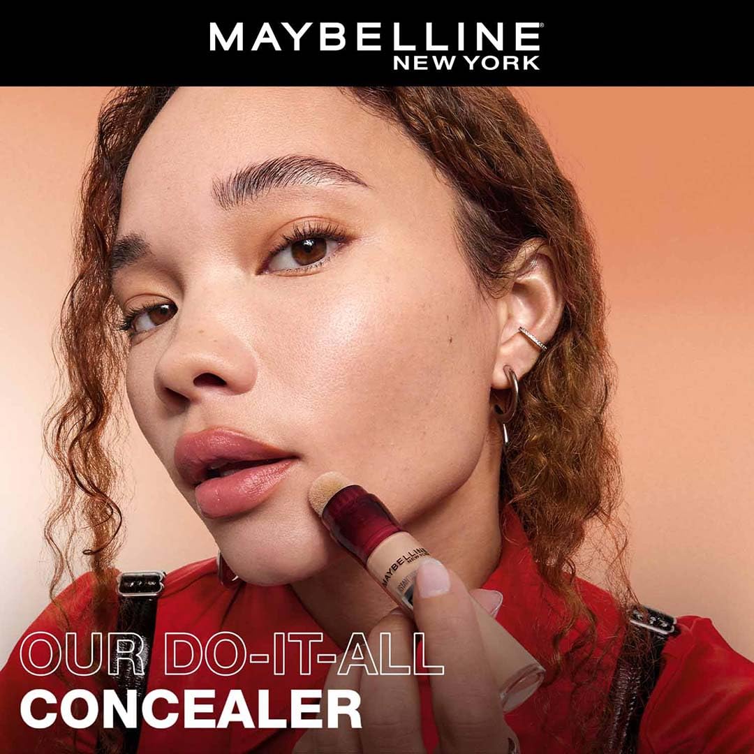 Maybelline New York Instant Age Rewind Dark Circles Treatment Concealer - Honey, Packed with Goji Berry & Haloxyl, Bright & Refreshed eyes, Erase dark circles & fine lines, Long Lasting Concealer | 6g