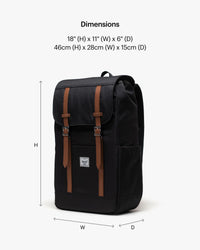 Herschel Supply Co. Retreat Backpack, Port, One Size