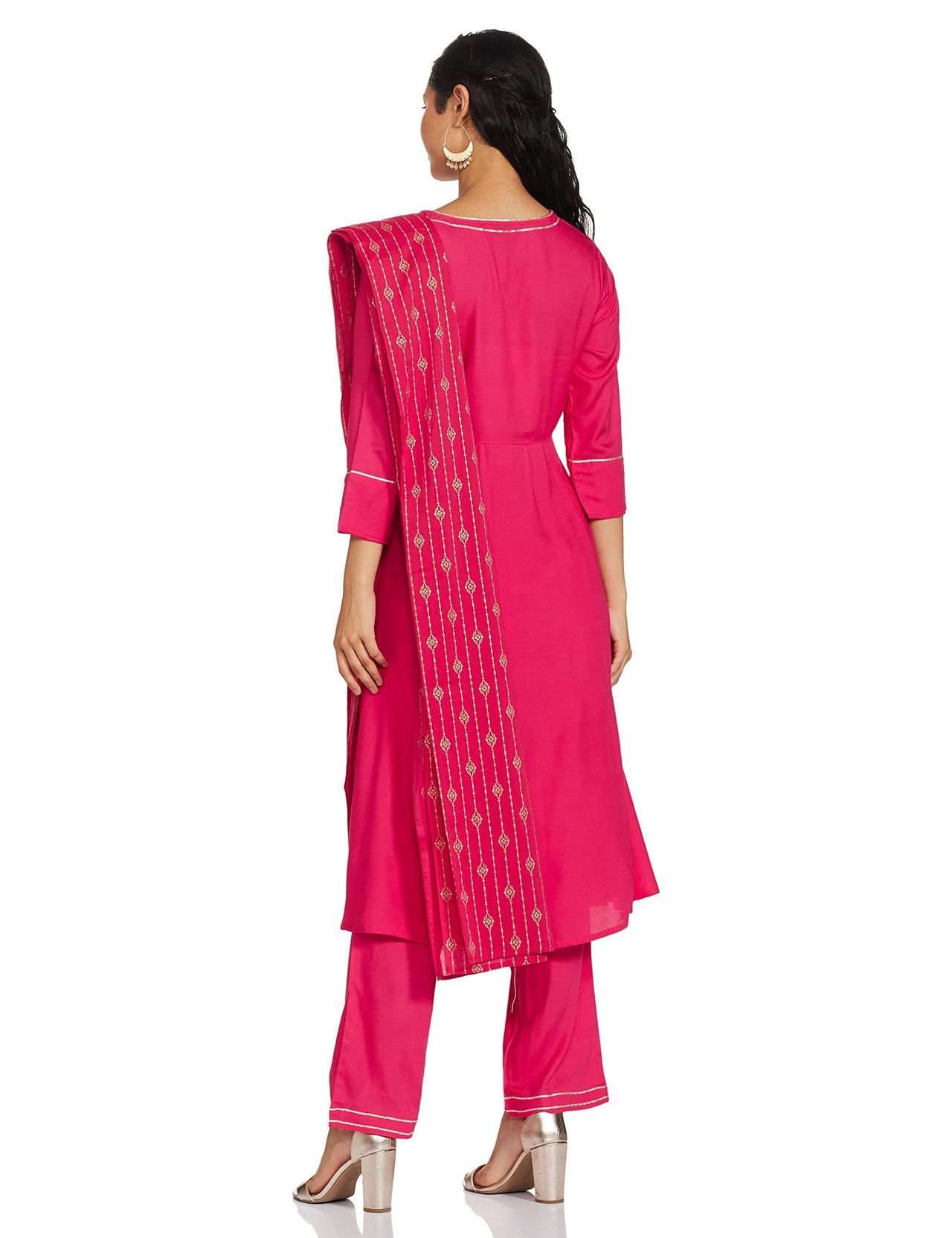 Amazon Brand - Myx Women's Rayon Salwar Suit
