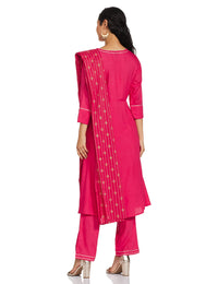 Amazon Brand - Myx Women's Rayon Salwar Suit