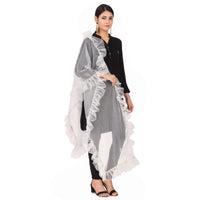 Traditions Bazaar Women's Starred Net Dupatta
