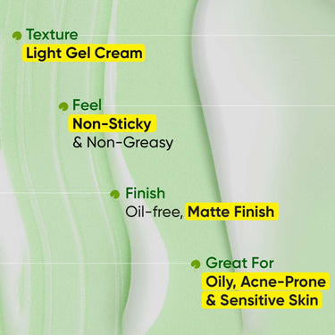 Dot & Key CICA Calming Mattifying Sunscreen SPF 50 PA++++ | For Oily Acne Prone & Sensitive Skin | UVA/UVB Protection | No White Cast, Ultra Light, Fragrance Free & Quick Absorbing | 50g