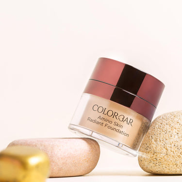 Colorbar Amino Skin Radiant Cream Foundation (Beige Mild 003, 15g) | Smooth and Satin finish | High-coverage | Suitable for all skin types