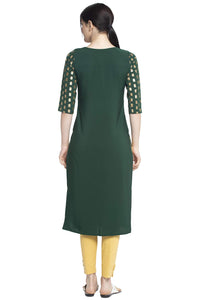 ALC Creation Women's Crepe Skinny Kurta