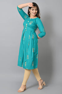 VASTRAMANIAA Women's Rayon A-Line Kurta