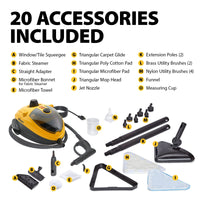 Wagner Spraytech C900054 905e AutoRight Multi-Purpose Steam Cleaner, 12 Accessories Included, Power Steamer for cleaning, Color May Vary 905 Steam