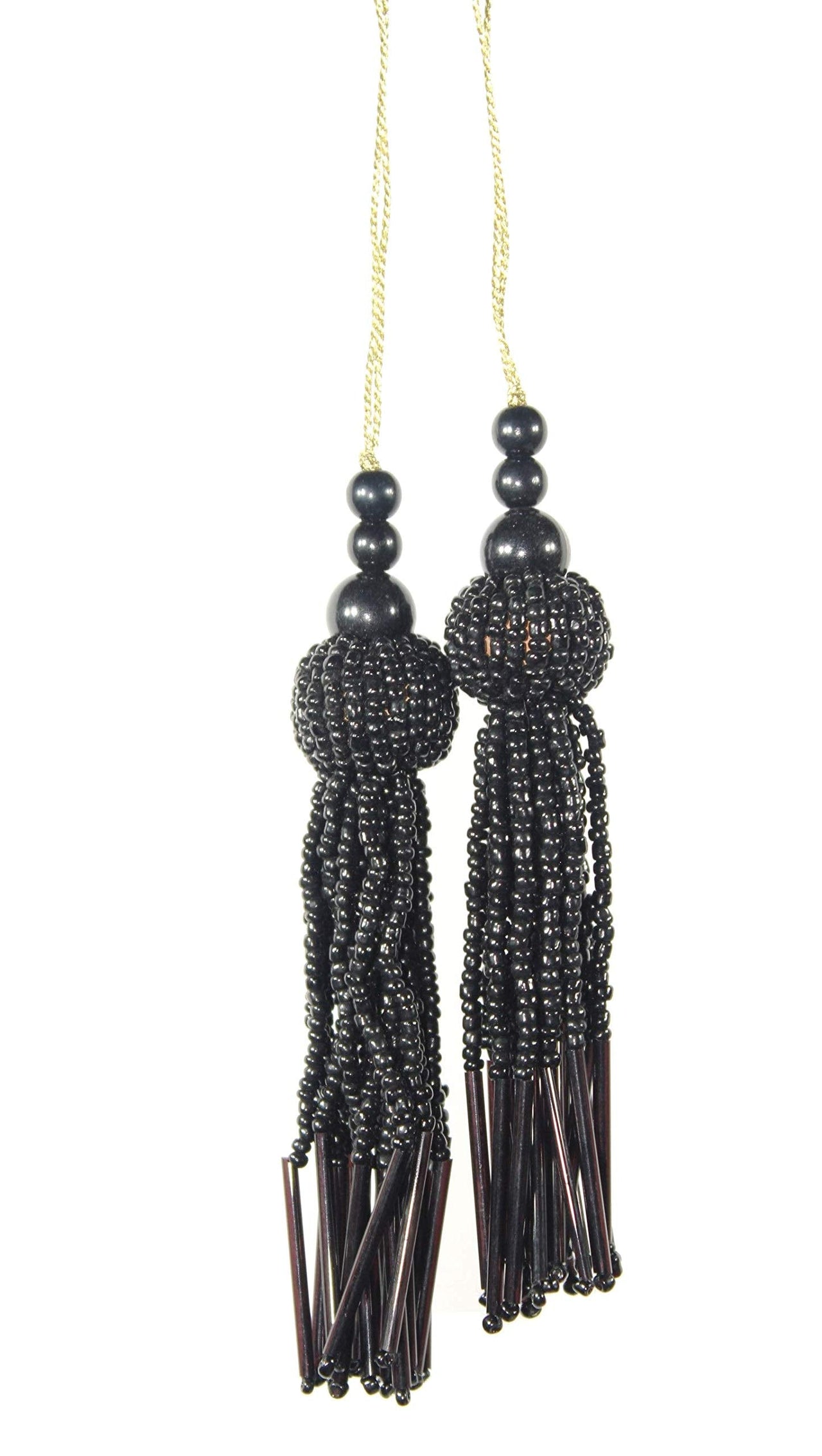 Trendy and Ethnic Acrylic Pearls Tassel Women's Ethnic Work Hanging Latkan for Sareepallu Blouse Dupatta Lehenga (Set of 1 Pairs)