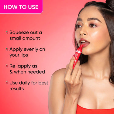 DOT & KEY Ceramide&Peptide Barrier Repair Lip Balm Spf 50,Pa+++|Red Romance|Uva/Uvb Lip Protection|Soft Tinted Lip Moisturizer|Boosts Collagen&Instantly Plumps Lip|Prevents Pigmentation|10Gm,1 Count