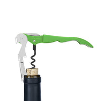 True Brands TrueTap Double Hinged Waiters Corkscrew, Top-notch Stainless Steel Opener with Foil Cutter Built to Last Wine Key Gold, Set of 1