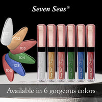 Seven Seas Liquid Eyeshadow | Liquid Eyeshadow Non-Transfer & Insta Dry Metallic & Shimmery Finish