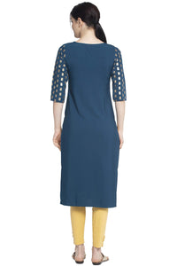 ALC Creation Women's Crepe Skinny Kurta