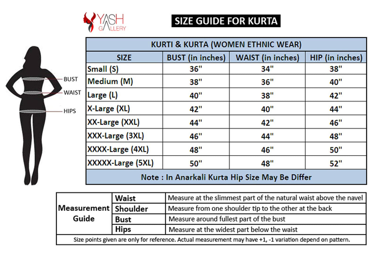 Yash Gallery Women's Plus Size Plus Size Cotton Slub Checks Printed Anarkali Kurta for Women