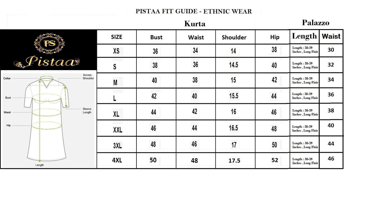Pistaa's Women's Cotton Solid Readymade Salwar Suit Set