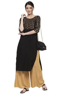 ALC Creation Women's Crepe Skinny Kurta