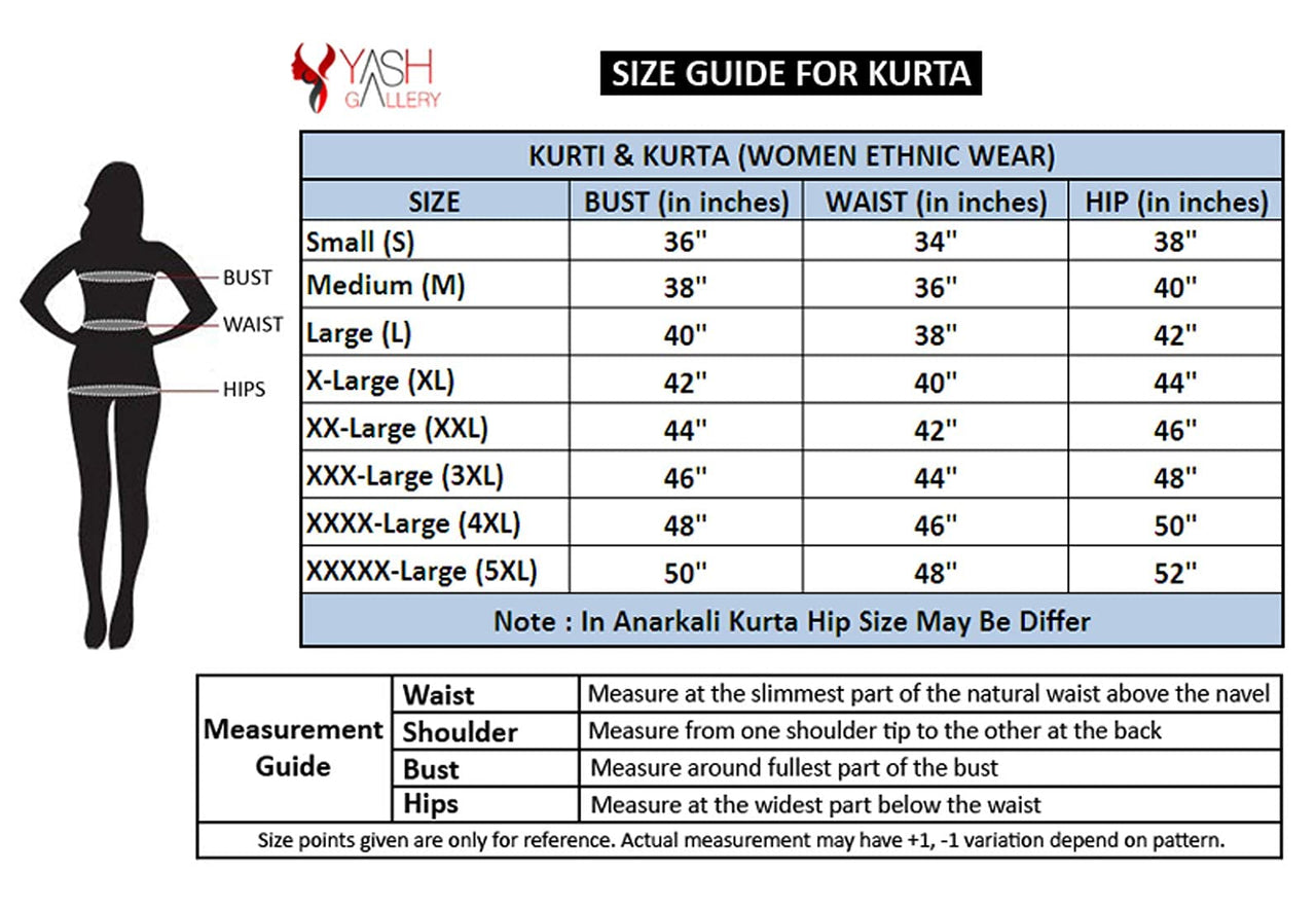 Yash Gallery Women's Plus Size Plus Size Cotton Slub Checks Printed Anarkali Kurta for Women