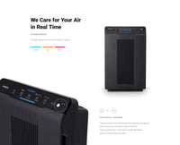 WINIX AM80 Air Purifier for Home Large Room Up to 1740 Ft² in 1 Hr With Air Quality Monitor, True HEPA, Advanced Odor Control Carbon Filter and Auto Mode, Captures Pet Allergies, Smoke, Dust Dark Gray