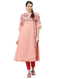 ALC Creation Women's Crepe A-line Kurta