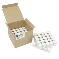 Stonebriar 100 Count White Unscented Smokeless Long Burning Tea Light Candles with 6-7 Hour Burn Time 100 Pack