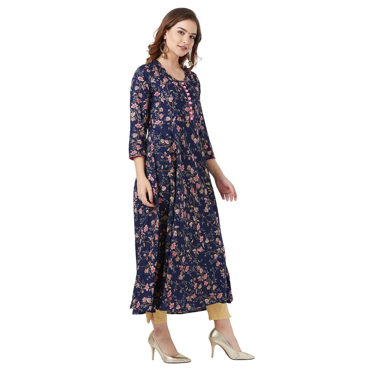 Tissu Women's Viscose Regular Kurta