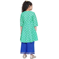 Bitiya By Bhama Girl's Cotton Blend Kurta & Palazzo