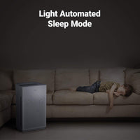 WINIX AM80 Air Purifier for Home Large Room Up to 1740 Ft² in 1 Hr With Air Quality Monitor, True HEPA, Advanced Odor Control Carbon Filter and Auto Mode, Captures Pet Allergies, Smoke, Dust Dark Gray