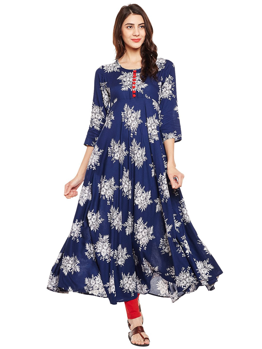 Tissu Women's Viscose Regular Kurta
