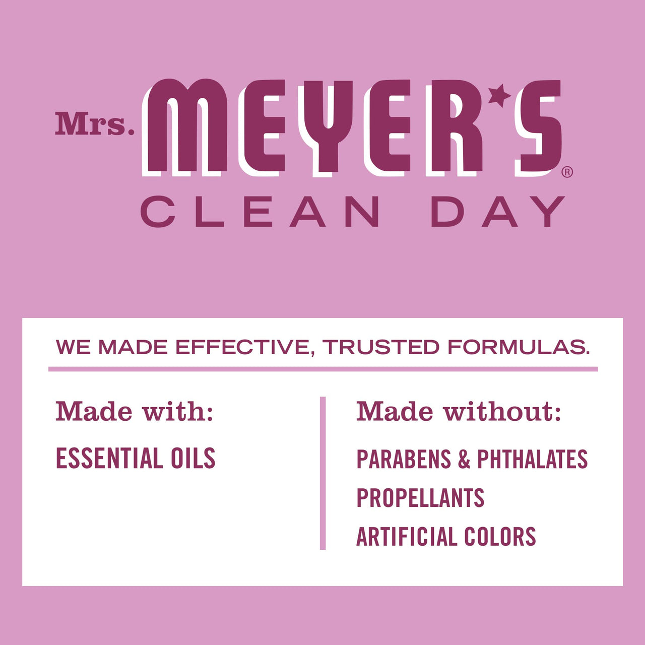 MRS. MEYER's CLEAN DAY Room and Air Freshener Spray, Non-Aerosol Spray Bottle Infused with Essential Oils, Lemon Verbena, 8 fl. oz - Pack of 3 8 Fl Oz (Pack of 3)