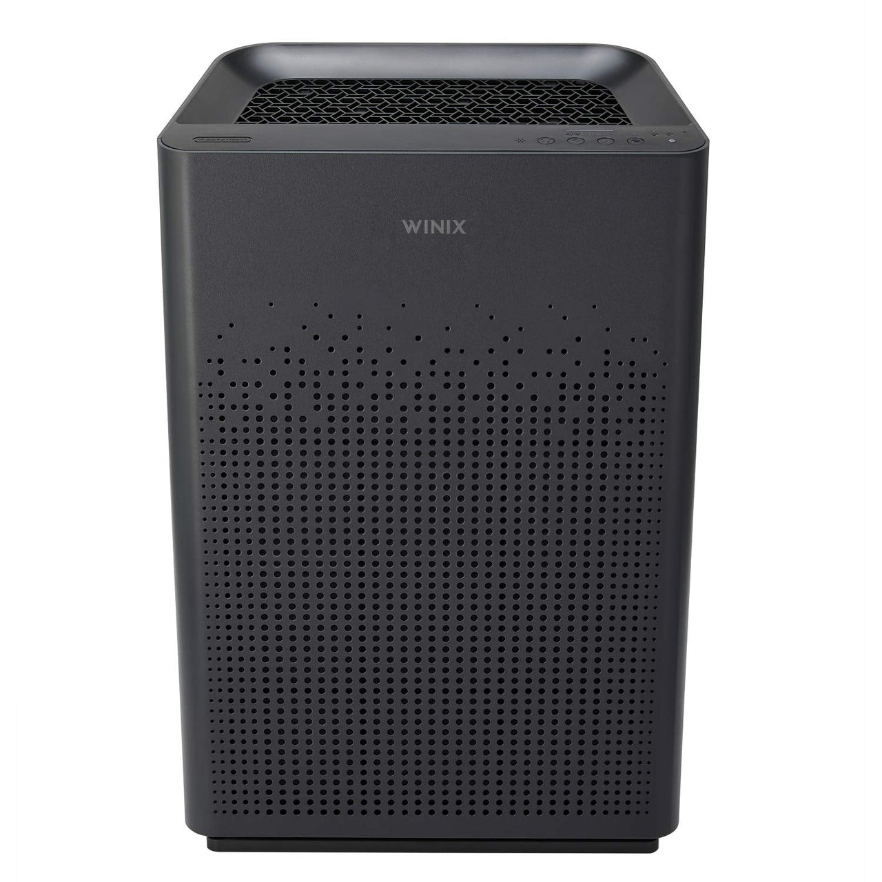 WINIX AM80 Air Purifier for Home Large Room Up to 1740 Ft² in 1 Hr With Air Quality Monitor, True HEPA, Advanced Odor Control Carbon Filter and Auto Mode, Captures Pet Allergies, Smoke, Dust Dark Gray
