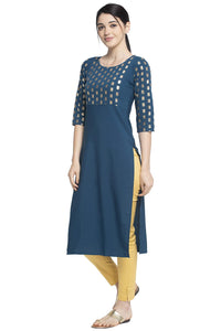 ALC Creation Women's Crepe Skinny Kurta