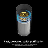 Shark Air Purifier for Home, Office, and Bedroom, Clean Sense Technology, HEPA Air Filter, 1200 Sq Ft, Captures 99.98% of Particles, Pet Dander, Pollutants, Dust, Smoke, Allergens & Smells, HP202 Black 1200 Sq. Ft.