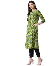 Vaamsi Women's Cotton Regular Kurta