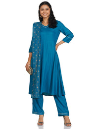 Amazon Brand - Myx Women's Rayon Salwar Suit