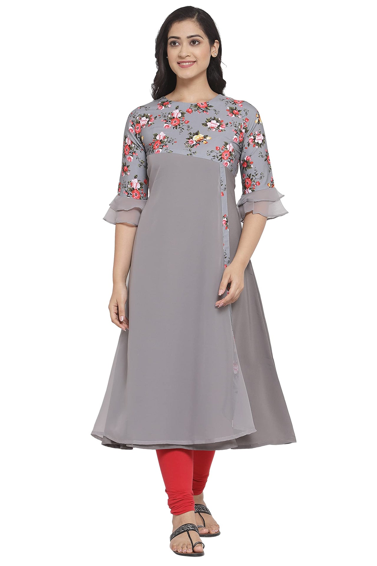 ALC Creation Women's Crepe Regular Kurta