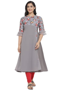 ALC Creation Women's Crepe Regular Kurta