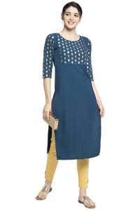 ALC Creation Women's Crepe Skinny Kurta