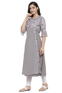 ALC Creation Women's Crepe Regular Kurta