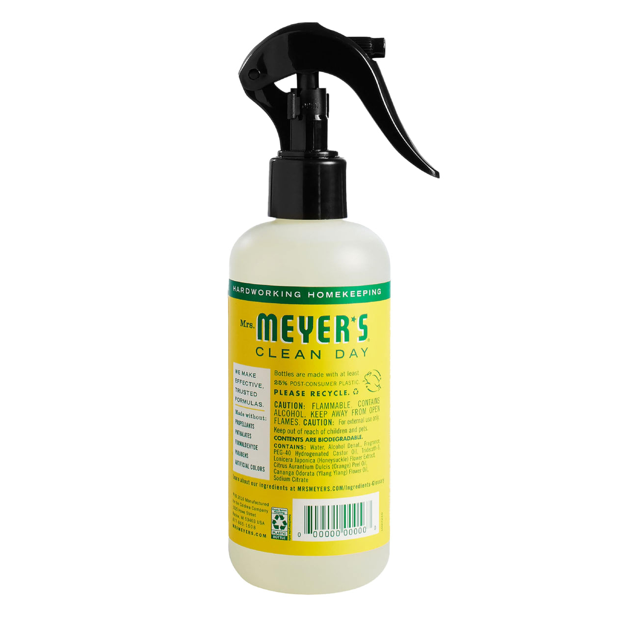 MRS. MEYER's CLEAN DAY Room and Air Freshener Spray, Non-Aerosol Spray Bottle Infused with Essential Oils, Lemon Verbena, 8 fl. oz - Pack of 3 8 Fl Oz (Pack of 3)