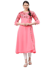 ALC Creation Women's Crepe A-line Kurta