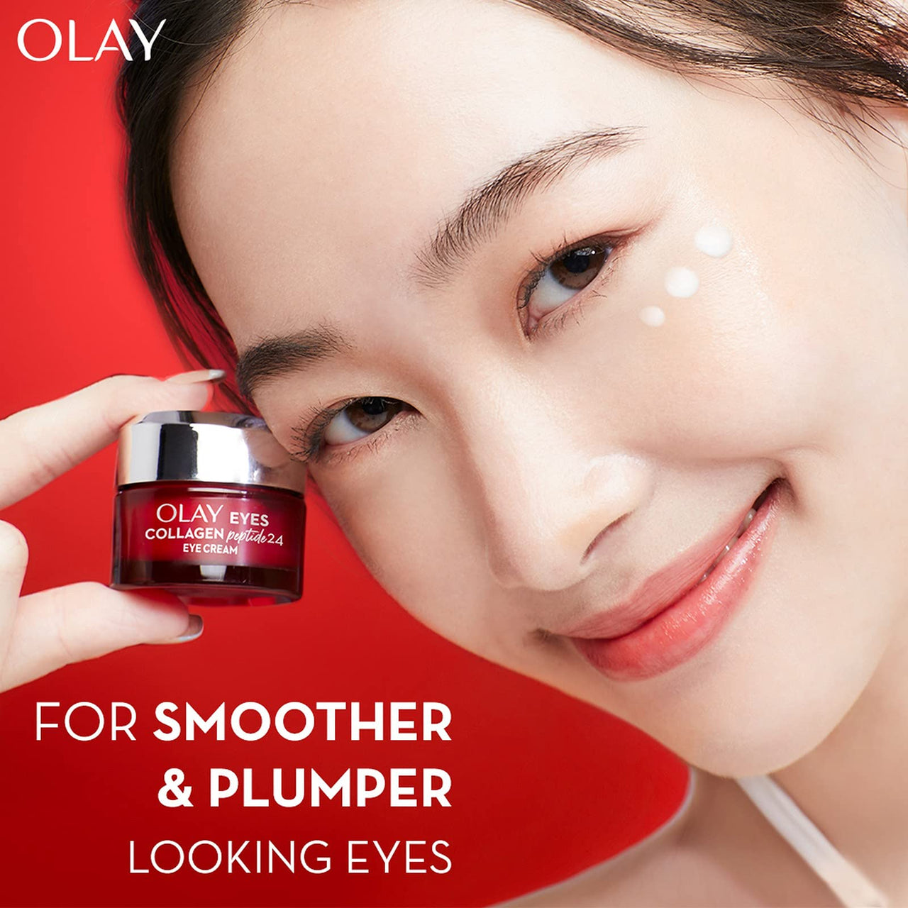 olay eye cream | Reduces Dark Circle, Wrinkles and Puffiness | With Peptides and Niacinamide | Normal, Oily, Dry & Combination Skin l Paraben & Sulphate free | 15ml (Collagen Peptide 24)