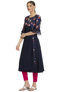 ALC Creation Women's Crepe A-line Kurta