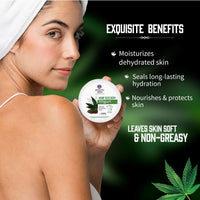 Aimil Ayouthveda Hemp Seed Body Yogurt for All Skin Types | Light Weighted & Quick Absorbing Moisturizer | Non-greasy Formula | Keeps Skin Hydrated & Nourished | Long lasting Hydration (200g)