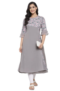 ALC Creation Women's Crepe Regular Kurta