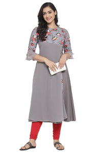 ALC Creation Women's Crepe Regular Kurta