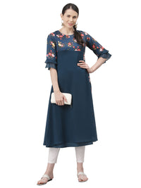ALC Creation Women's Crepe Regular Kurta